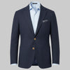 Giacca GI2507 slim con rever classico e bottoni a contrasto