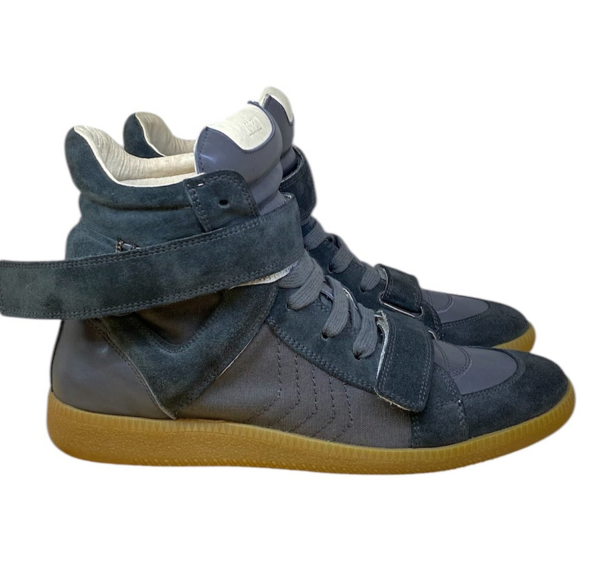 Sneakers Collo Alto con Strappi MAURO GRIFONI
