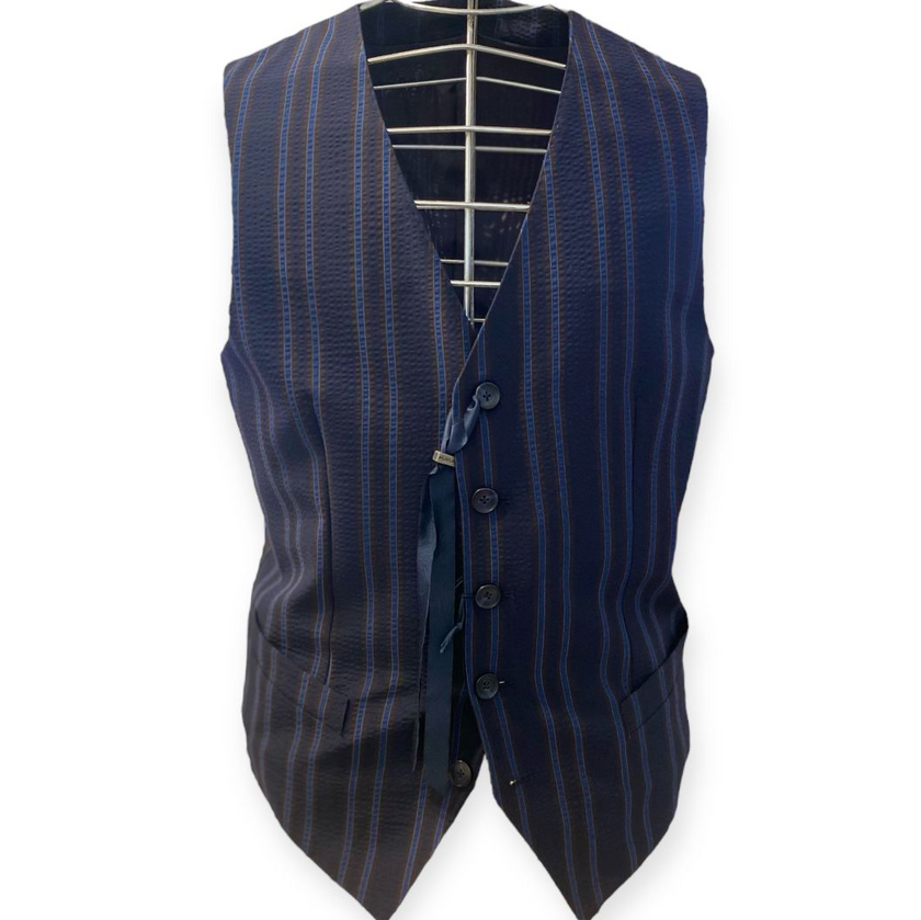 Gilet con righe verticali alternate FUTURO