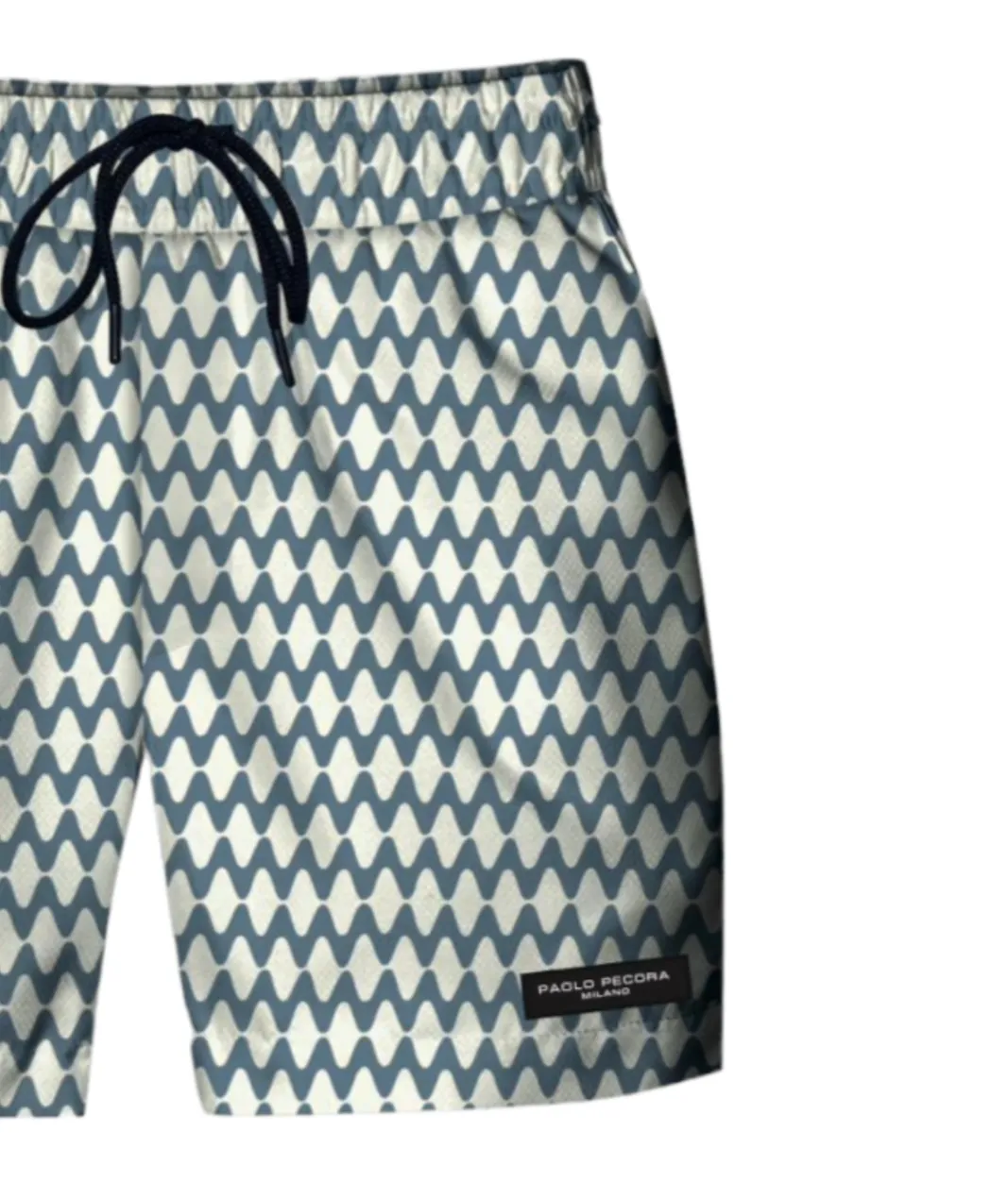 Costume boxer con tasche laccio e logo PAOLO PECORA