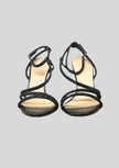 Sandalo A Fascia Swarovski con Tacco PENNYBLACK