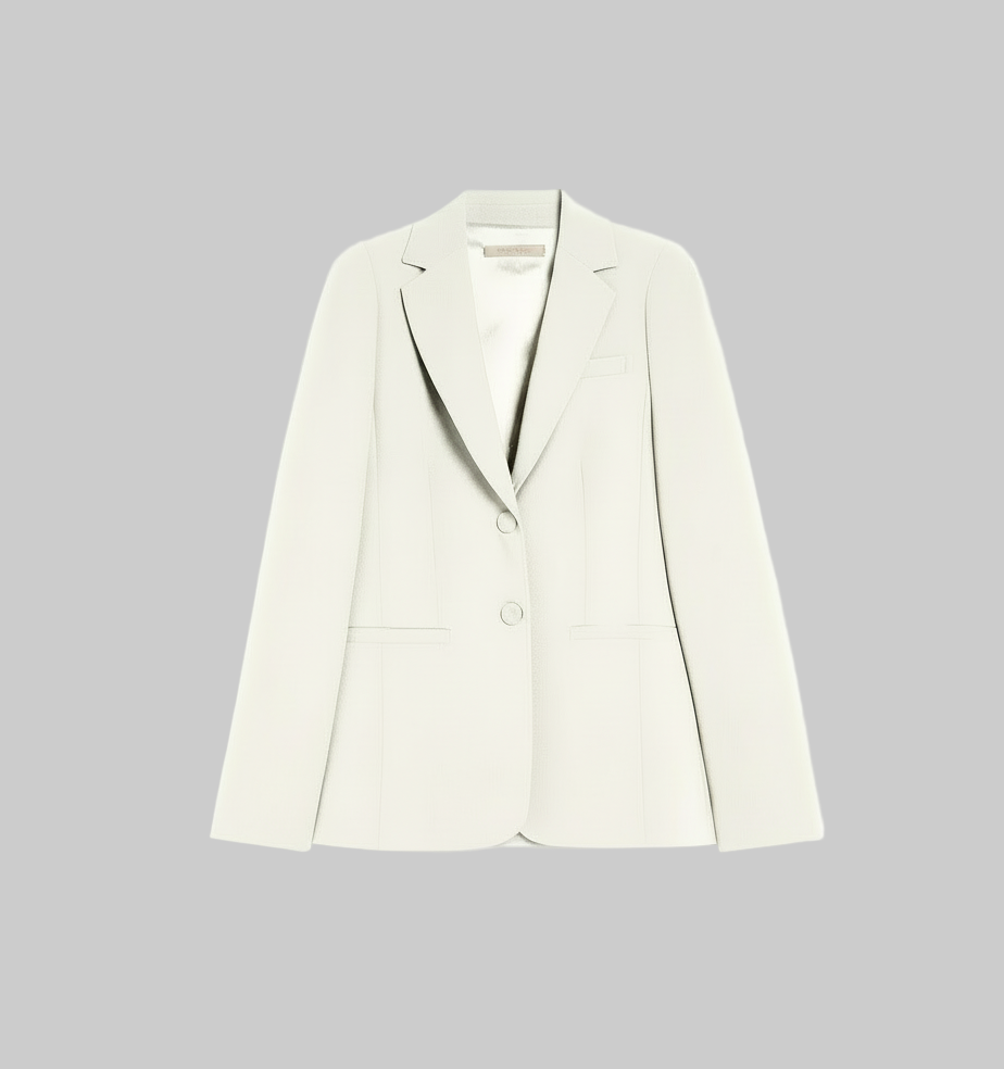 Blazer Monopetto con Tasche a Filo