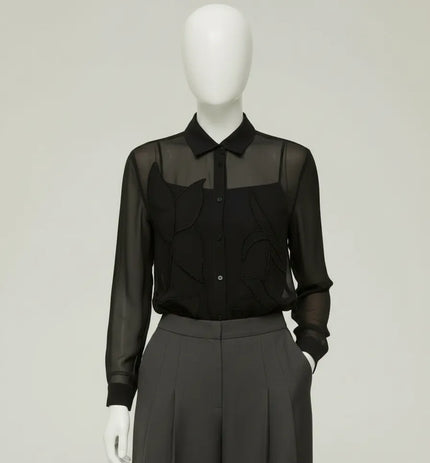 CAMICIA RICAMI FLOREALI