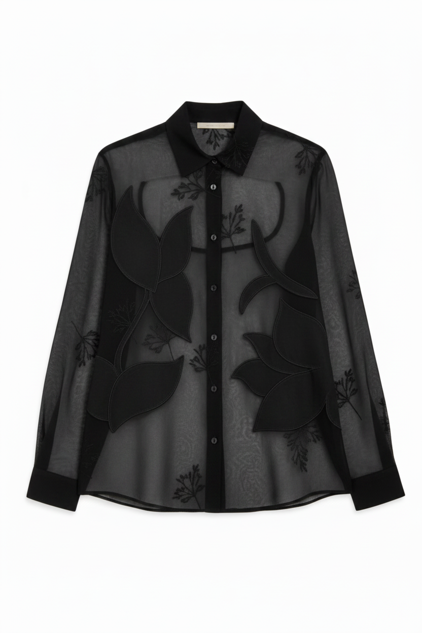 Camicia Ricami Floreali | Glitz 'n Glam x Pupa Milano
