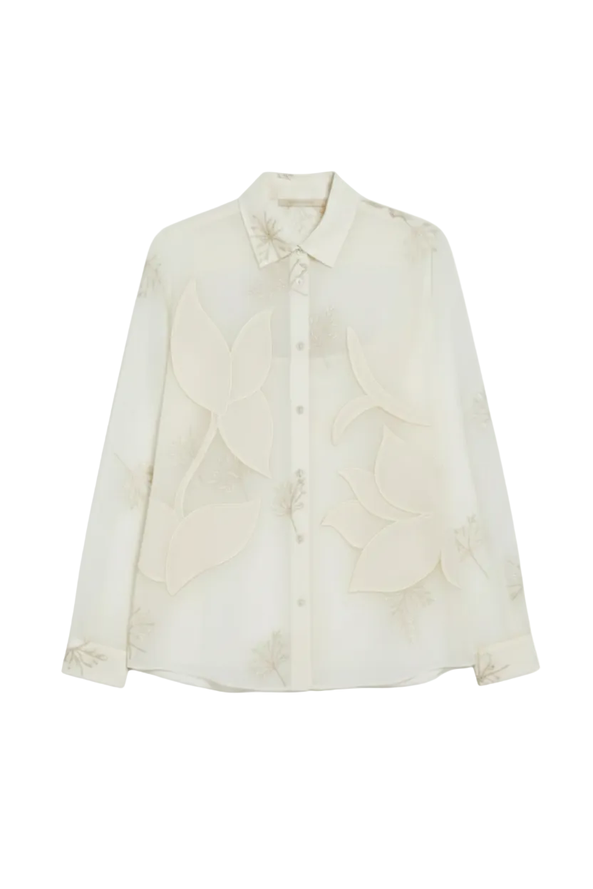 Camicia Ricami Floreali | Glitz 'n Glam x Pupa Milano