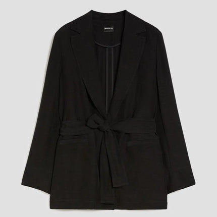 Giacca Monobottone Sfoderata in Blend di Lino PENNYBLACK