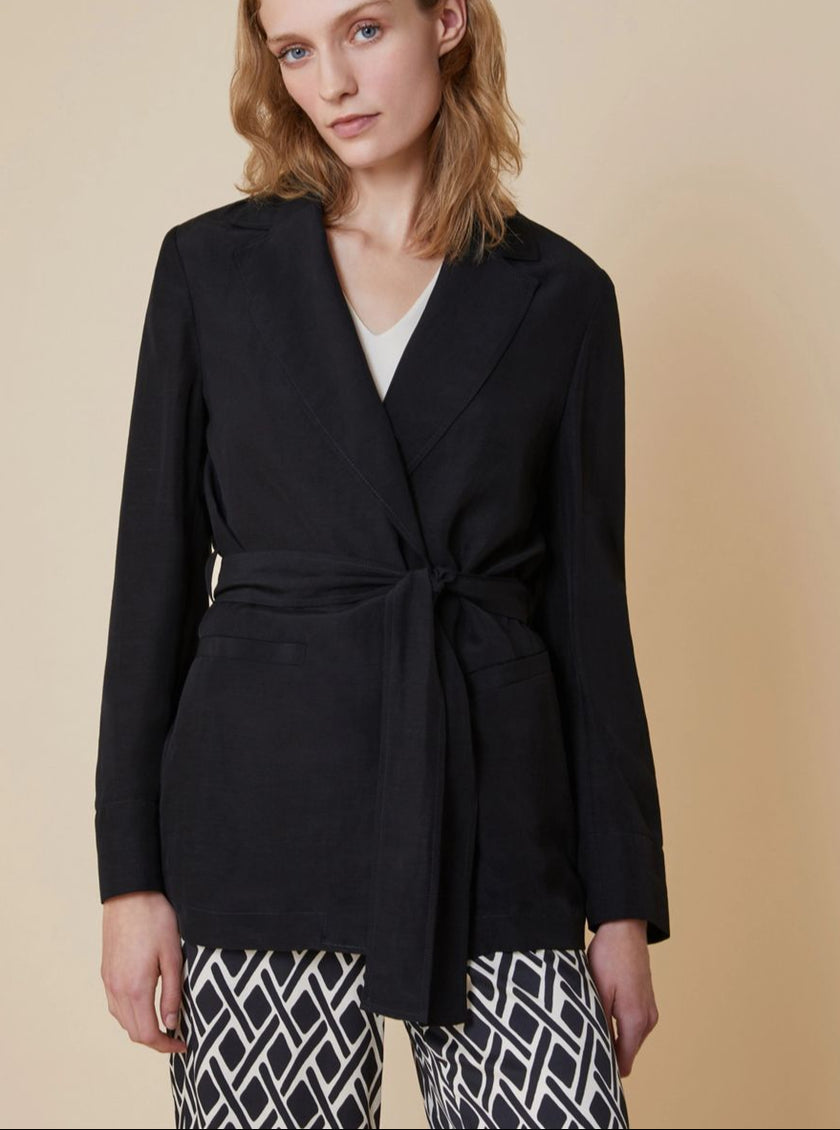 Giacca Monobottone Sfoderata in Blend di Lino PENNYBLACK