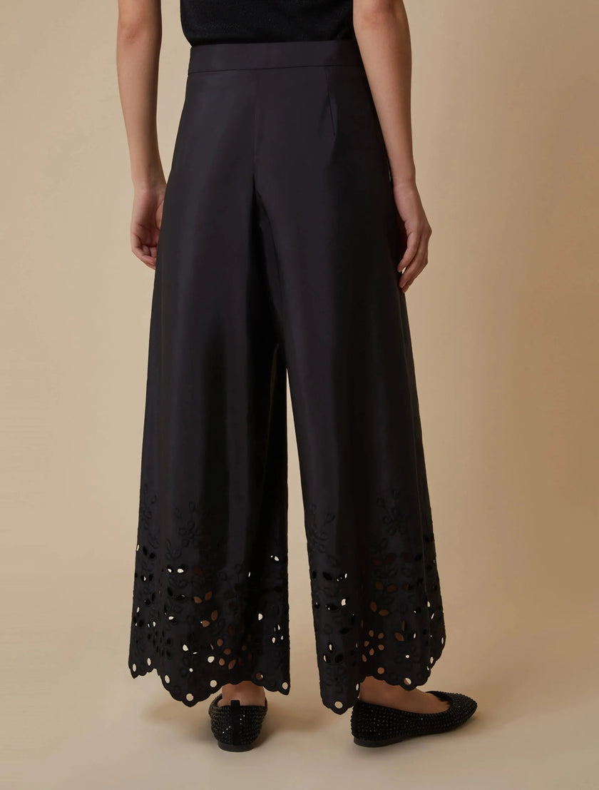 Pantalone Con Ricamo Sangallo al Fondo PENNYBLACK