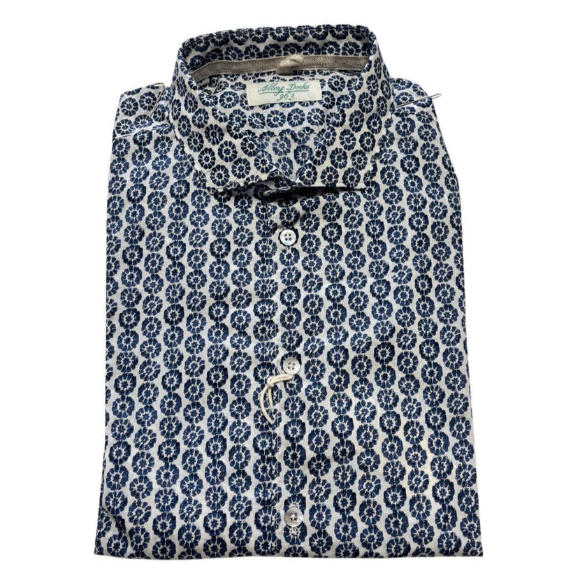 Camicia AU19S04CA FIO1685 con fantasia floreale ALLEY DOCKS