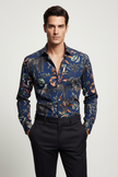 Camicia AU19S04CA FIO1704 con fantasia