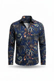 Camicia AU19S04CA FIO1704 con fantasia