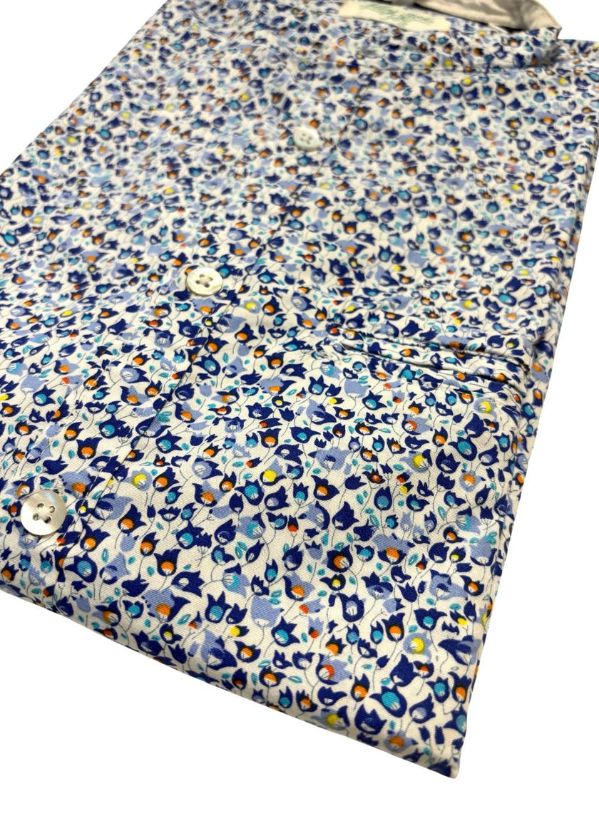 Camicia AU19S06CA FIO1690 con fantasia ALLEY DOCKS