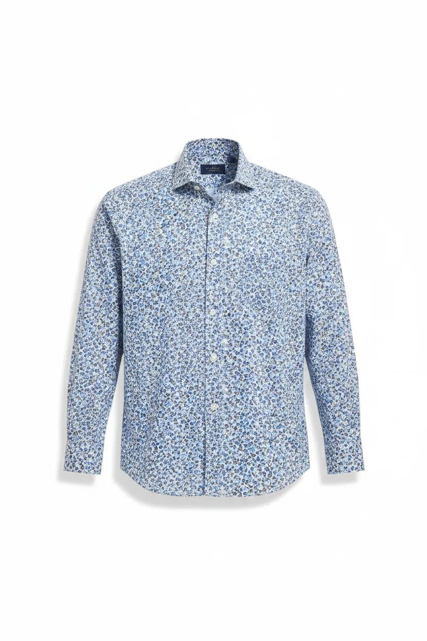 Camicia AU19S06CA FIO1690 con fantasia