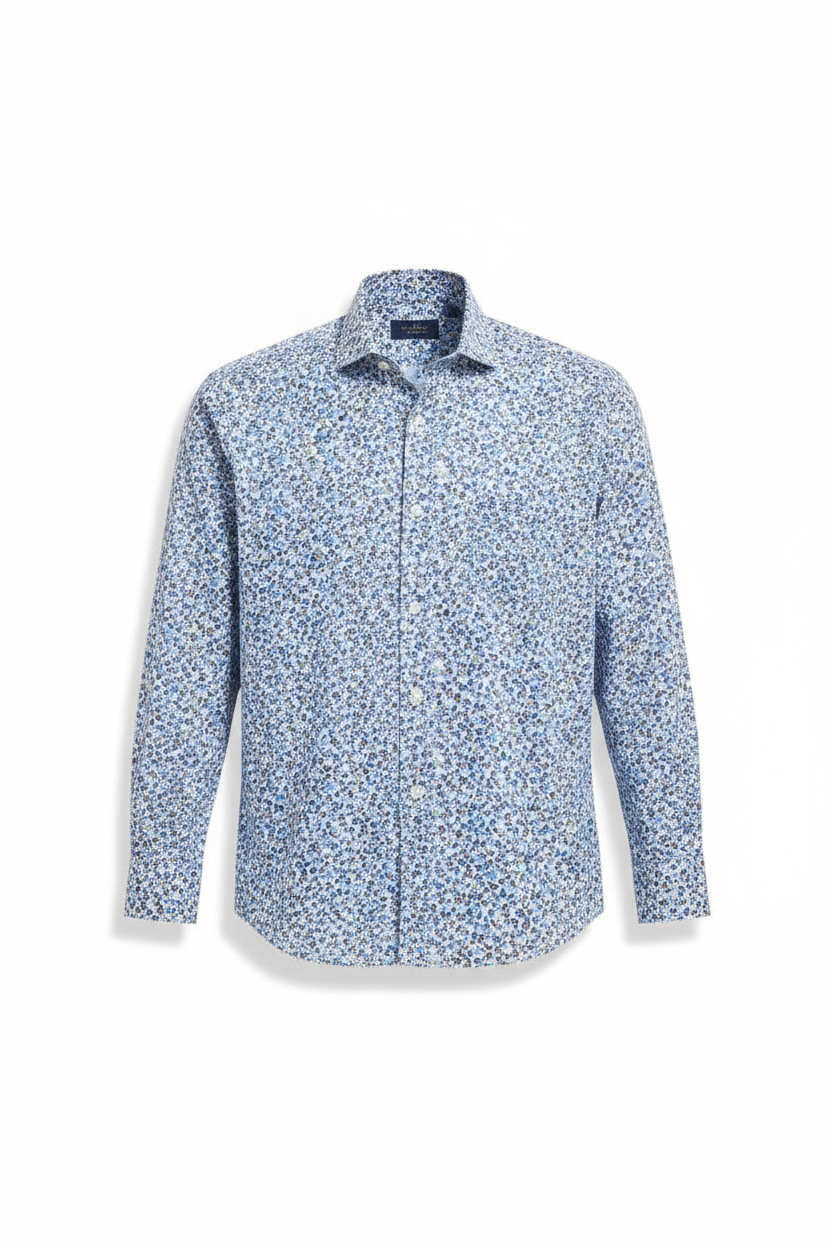 Camicia AU19S06CA FIO1690 con fantasia