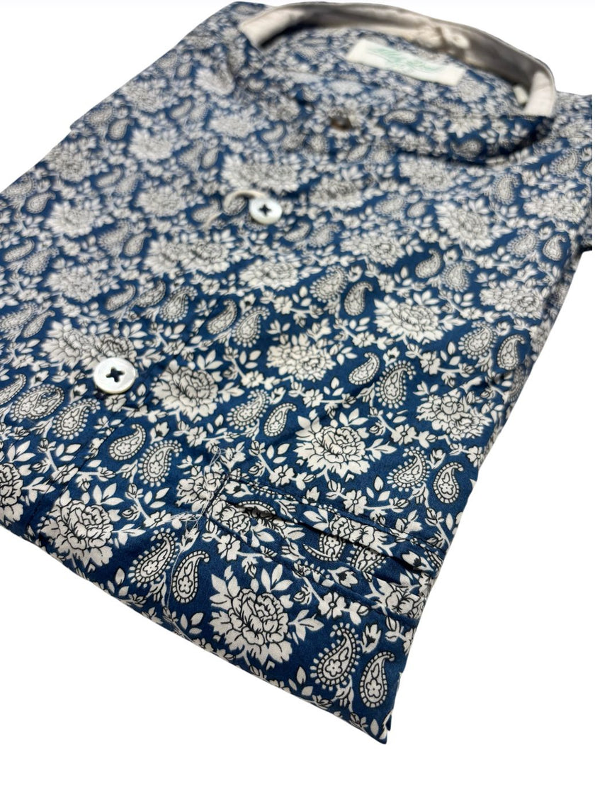 Camicia AU19S06CA FIO1705 con fantasia ALLEY DOCKS