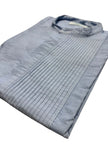 Camicia AU19S07CA MUSSOLA con pieghe sottili e colletto alla coreana ALLEY DOCKS