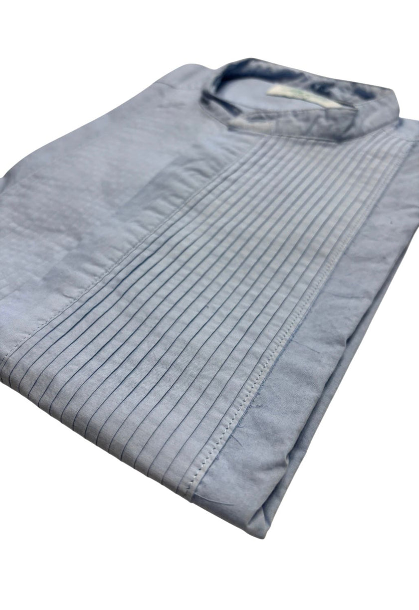 Camicia AU19S07CA MUSSOLA con pieghe sottili e colletto alla coreana ALLEY DOCKS