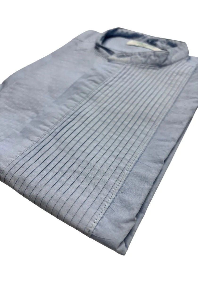 Camicia AU19S07CA MUSSOLA con pieghe sottili e colletto alla coreana ALLEY DOCKS
