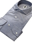 Camicia B187L/ 06258 con micro fantasia a fiori BAGUTTA