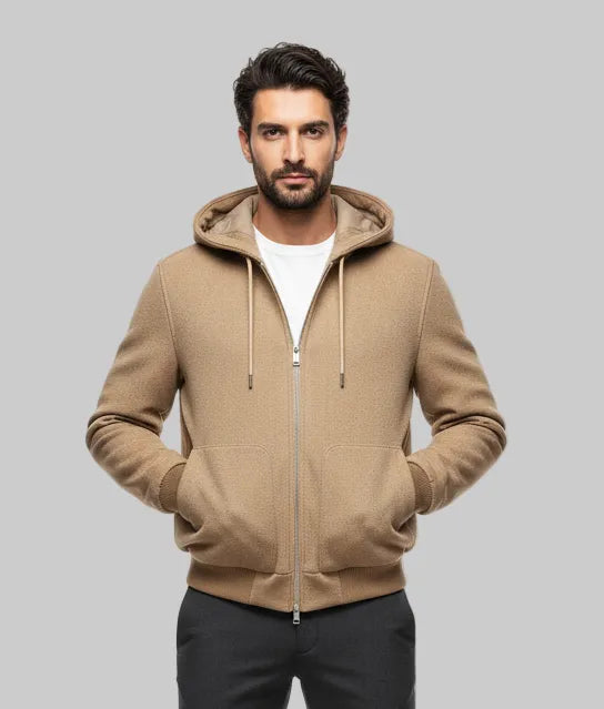 GIUBBINO GB27 IN LANA CON CAPPUCCIO