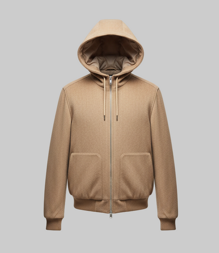 GIUBBINO GB27 IN LANA CON CAPPUCCIO