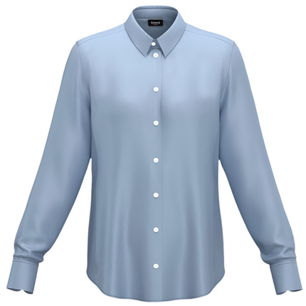 Camicia Basic a Manica Lunga in Raso con Collo Piccolo EMME MARELLA