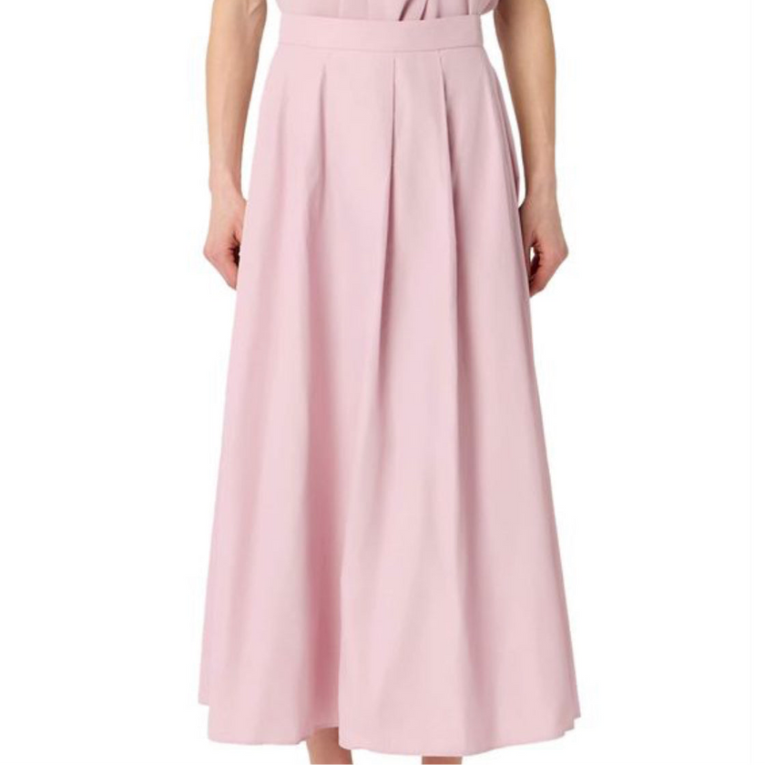 Gonna Lunga con Pieghe ad Effetto Svasato EMME MARELLA