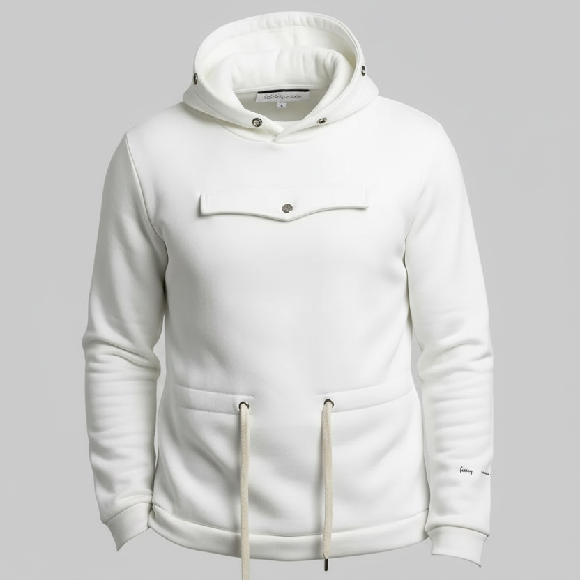 Felpa M7617E8494206 Con Cappuccio Tasca Avanti