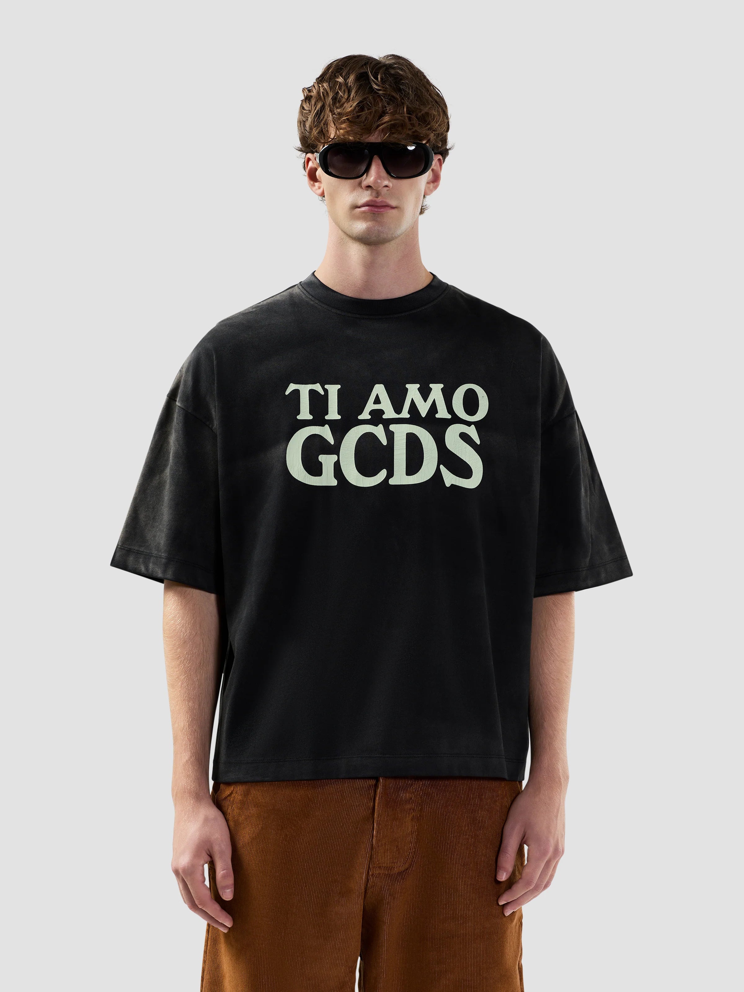 T-SHIRT B2CM2315Jf1 OVER CON SCRITTA