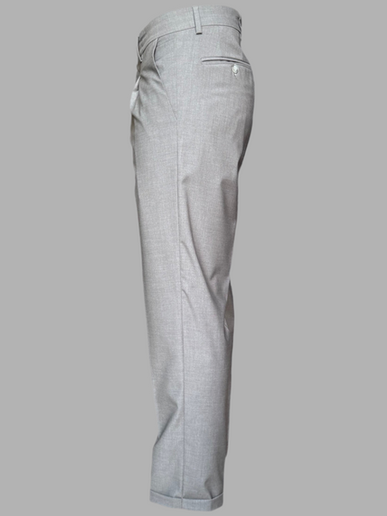 Pantalone MR414 con pence e risvolto