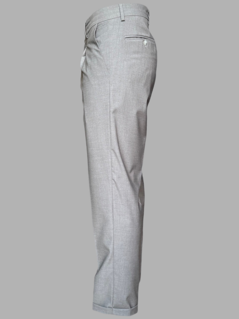 Pantalone con pence e risvolto ELIO SANTINI