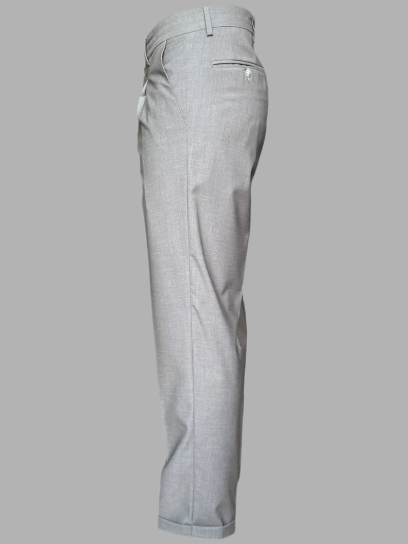 Pantalone con pence e risvolto ELIO SANTINI