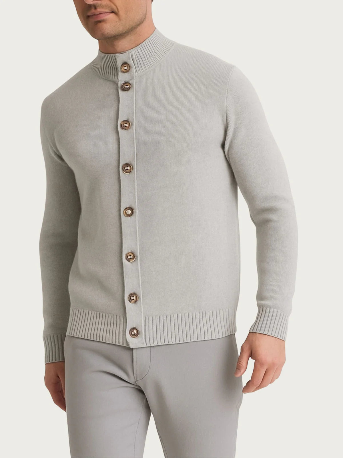 CARDIGAN U965MT COLLO RIALZATO