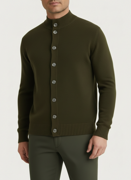 CARDIGAN U965MT COLLO RIALZATO