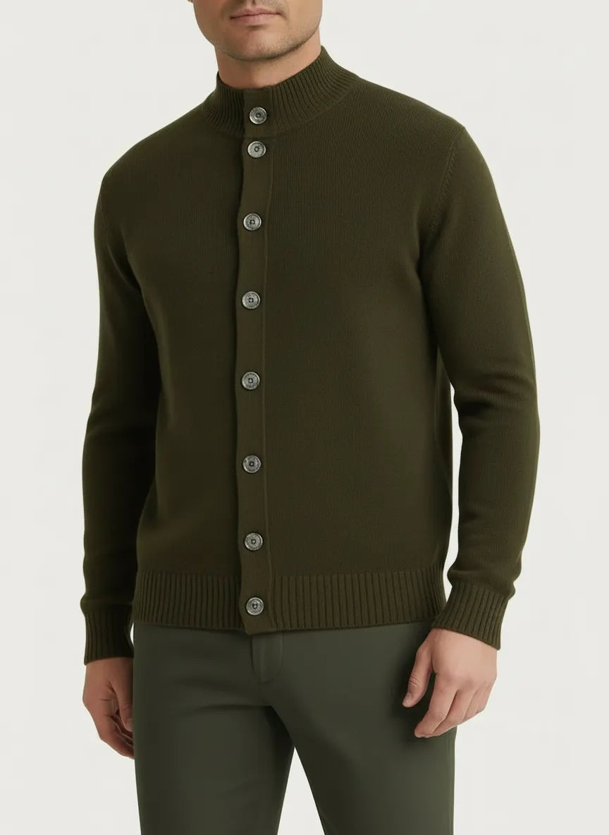 CARDIGAN U965MT COLLO RIALZATO