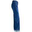 Jeans a zampa con risvolti a contrasto PENNYBLACK