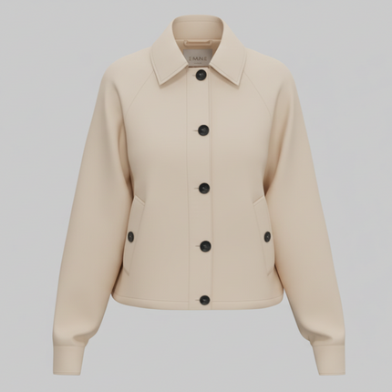 GIACCA BAIA COLLO CAMICIA IN LINO