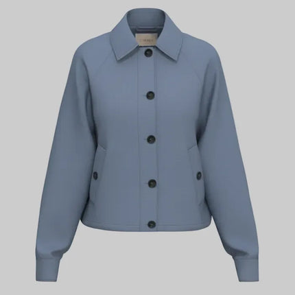 GIACCA BAIA COLLO CAMICIA IN LINO