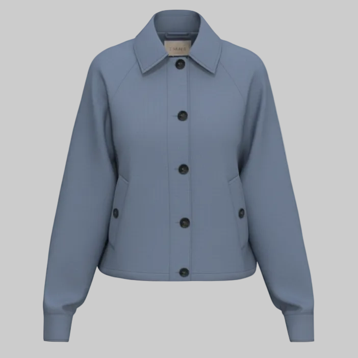 GIACCA BAIA COLLO CAMICIA IN LINO