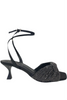 Sandalo aperto con tacco basso e strass WEBE