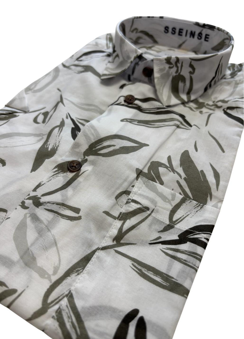 Camicia a fantasia a mezza manica SSEINSE