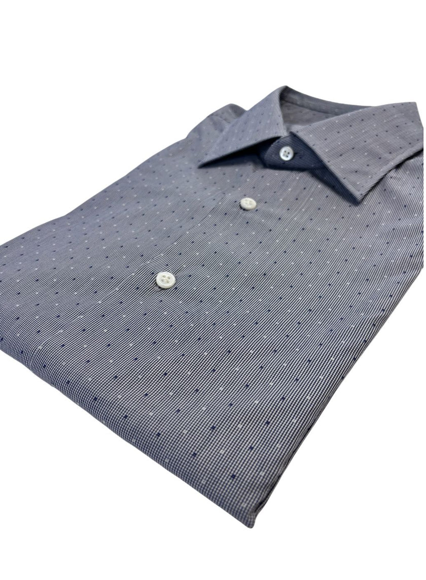 Camicia 06769 /BN050L con micro fantasia fiori BAGUTTA