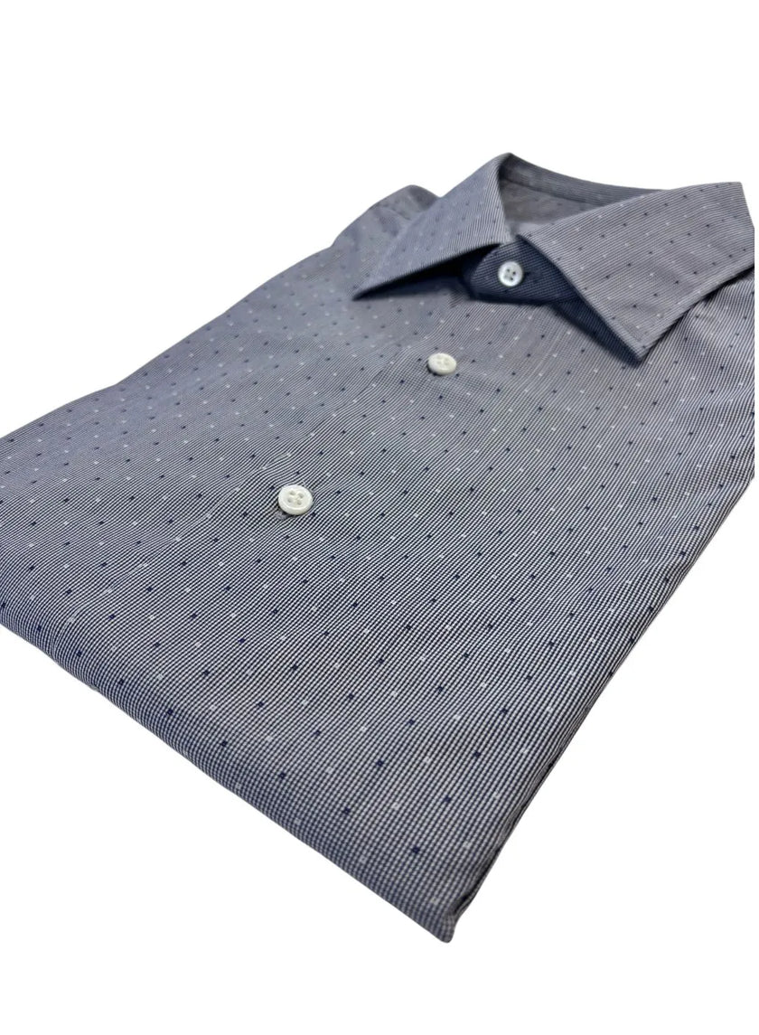 Camicia 06769 /BN050L con micro fantasia fiori BAGUTTA