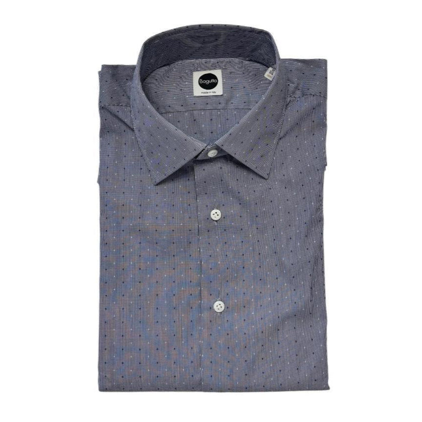 Camicia 06769 /BN050L con micro fantasia fiori BAGUTTA