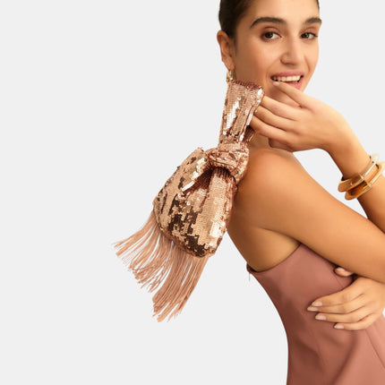BORSA EMMBRIOSO PAIETTATA