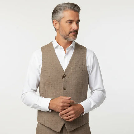 Gilet effetto neppato slim fit