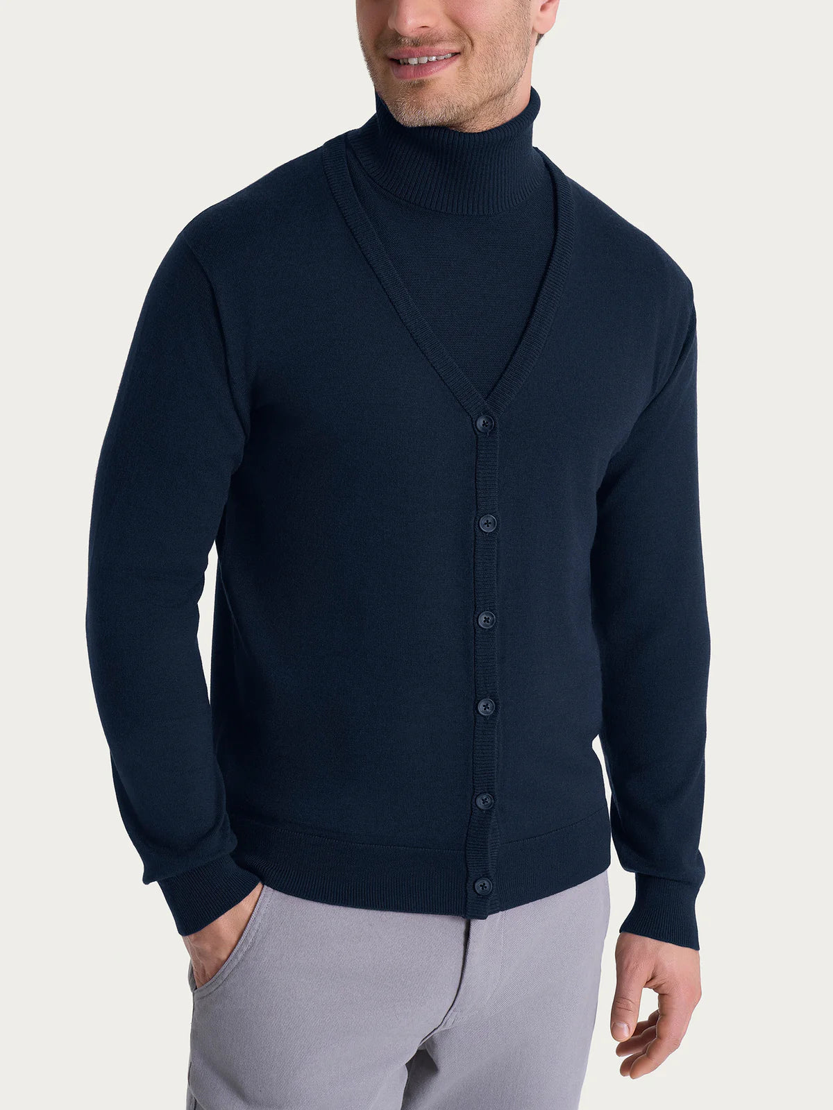 CARDIGAN U854MI IN MAGLIA UNITA