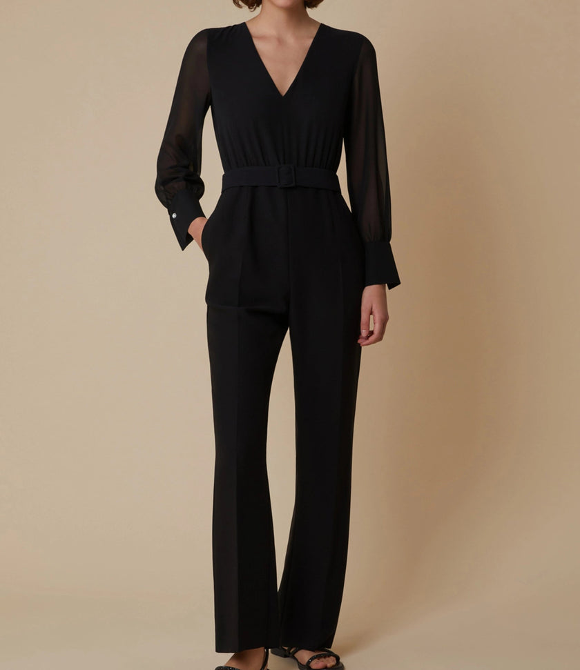 Tuta Intera a Maniche Lunghe con Scollo a V PENNYBLACK