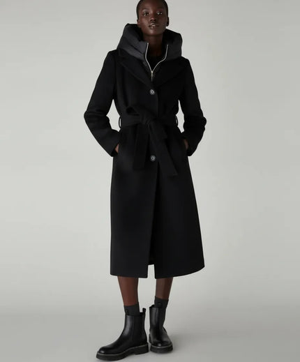 Cappotto Donna Taglio Sartoriale con Imbottitura Staccabile