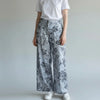 Pantalone caraffa fantasia floreale fit ampio EMME MARELLA — dettaglio tessuto | WEMAX